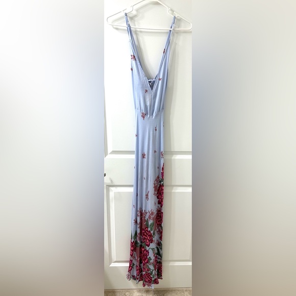 NWT Free People Hydrangea Combo Maxi Dress - Picture 7 of 12